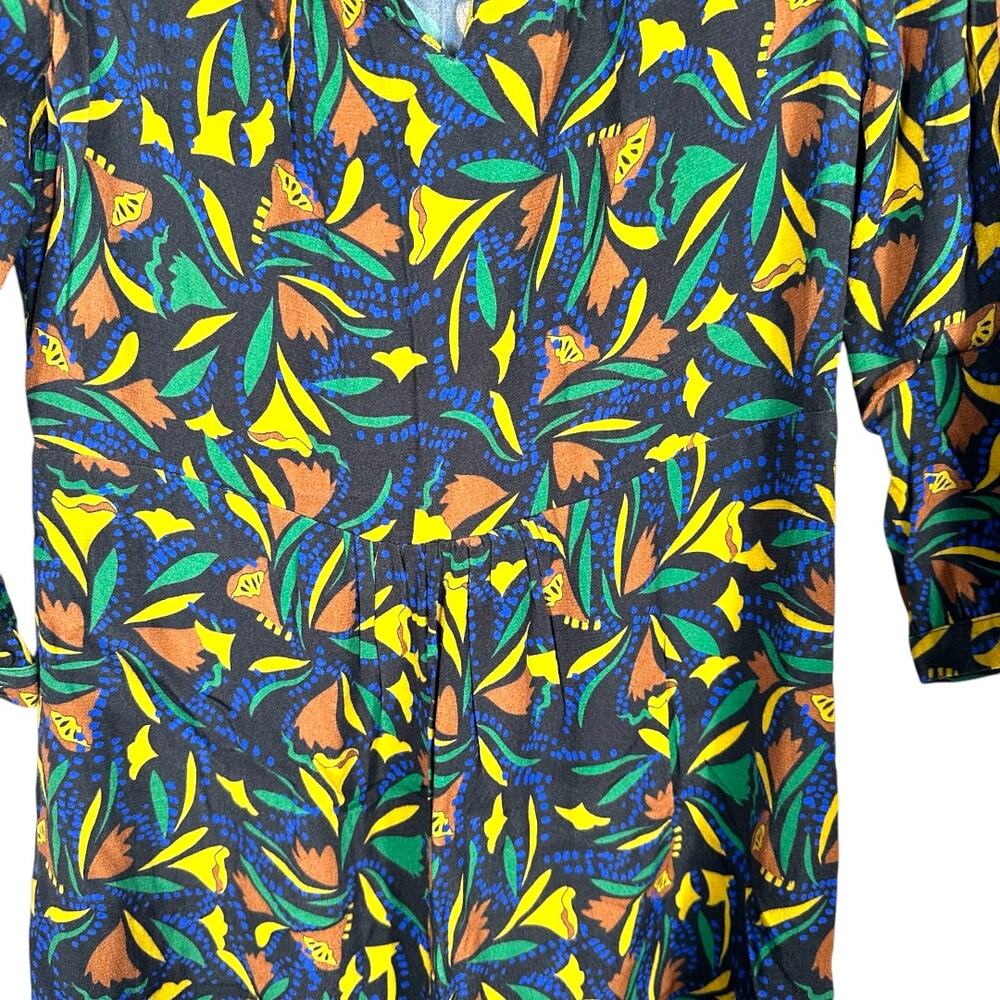 Chic See U Soon Long Sleeve Multicolor Dress New with Tags Small - Picture 4 of 4